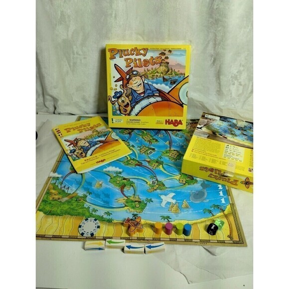 Plucky Pilots Game By Haba Made in Germany A Turbulent Dice Game Ages 6 … - Picture 2 of 11